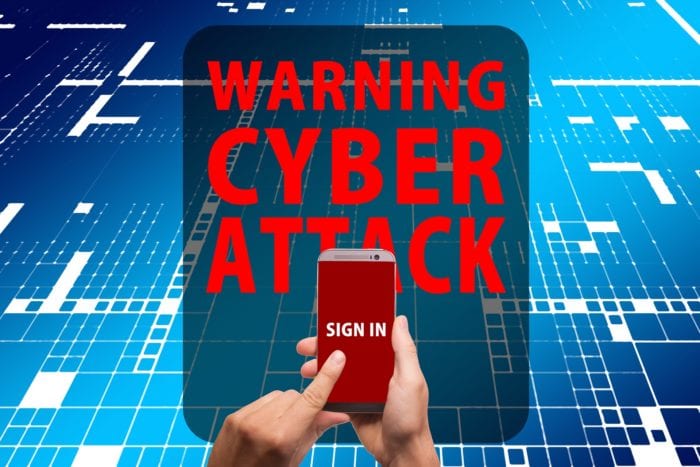 cyber attack sign