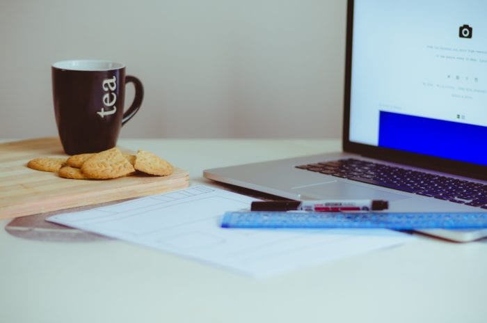 computer workspace