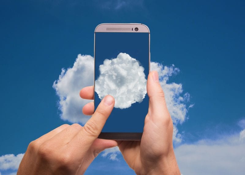 cloud on phone